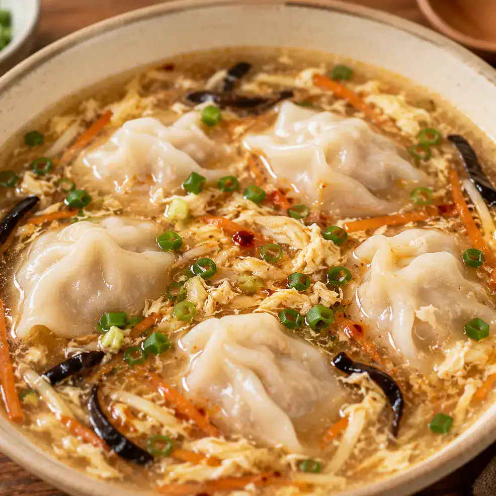 懶人電鍋料理2:酸辣湯餃