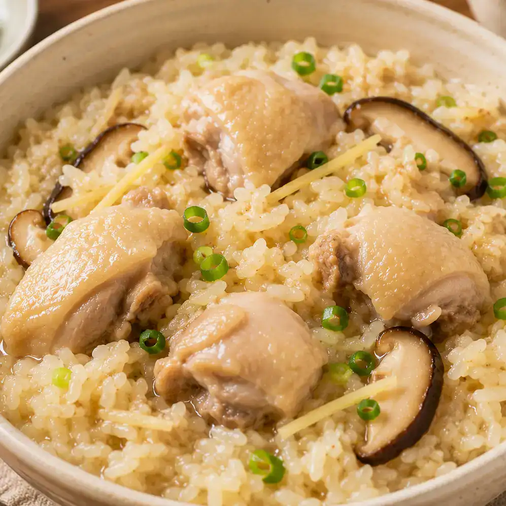 懶人電鍋料理6:雞湯炊飯