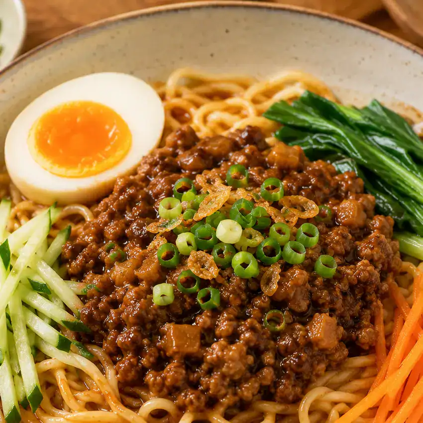 懶人電鍋料理7:肉醬拌麵升級版