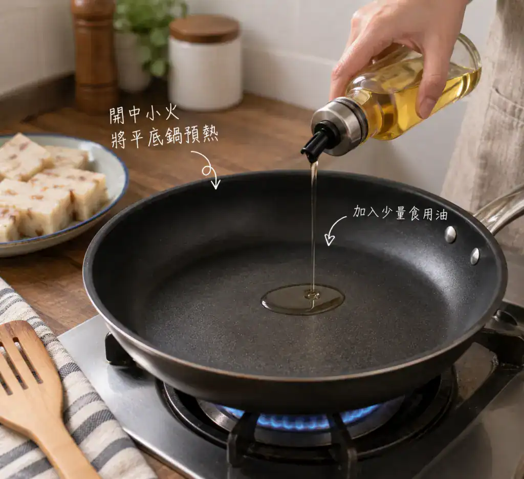 蘿蔔糕怎麼煎？5步驟煎出金黃酥脆口感，在家也能煎到恰恰！